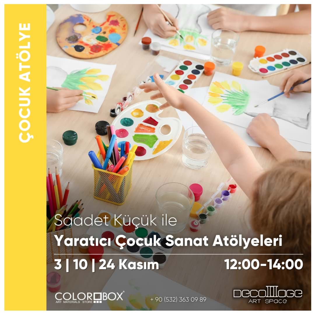 Saadet Küçük ile Yaratıcı Çocuk Sanat Atölyeleri resmi